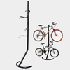 Porte-vélos intérieur à double support enduit de poudre noire de haute qualité