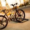 Nouveau type de support à vélo à 6 fentes bon marché durable pour l'équitation