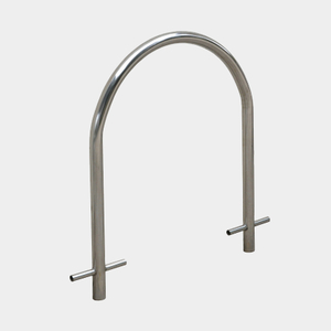 Support de stationnement pour support de vélo au sol en acier anti-corrosion