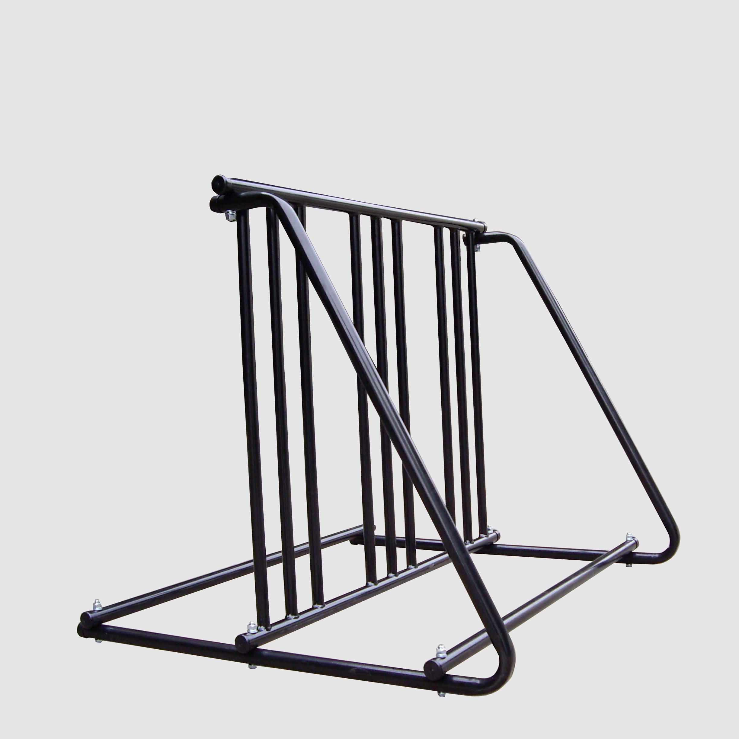 Stockage de porte-vélos à grille rétractable horizontal simple face galvanisé
