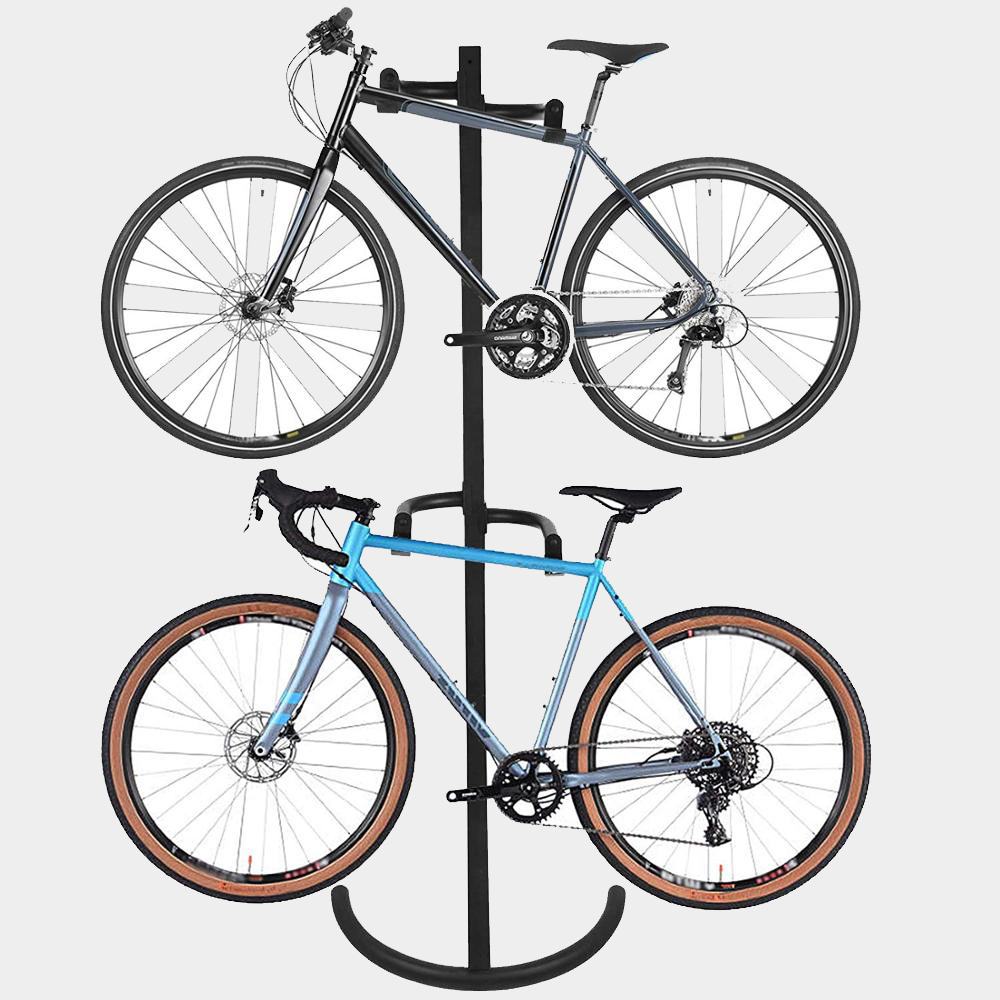 Shop Freestanding Gravity Bike Store Présentoir Accueil Deux Vélos Rack