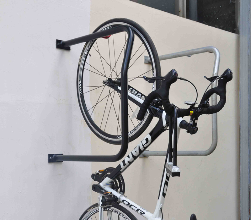 Crochet de stationnement mural pour support de vélo d'intérieur en acier domestique