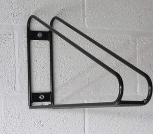 Crochet vertical de support de vélo de triangle de bâti de mur de présentoir de stockage vertical en acier