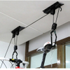 Porte-vélos de plafond de garage de stockage de levage de poulie fixé au mur