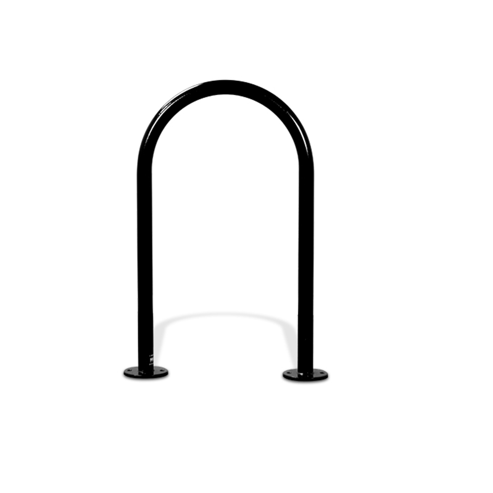 Support de vélo de stationnement de style U inversé de rue enterrée de haute qualité avec polissage
