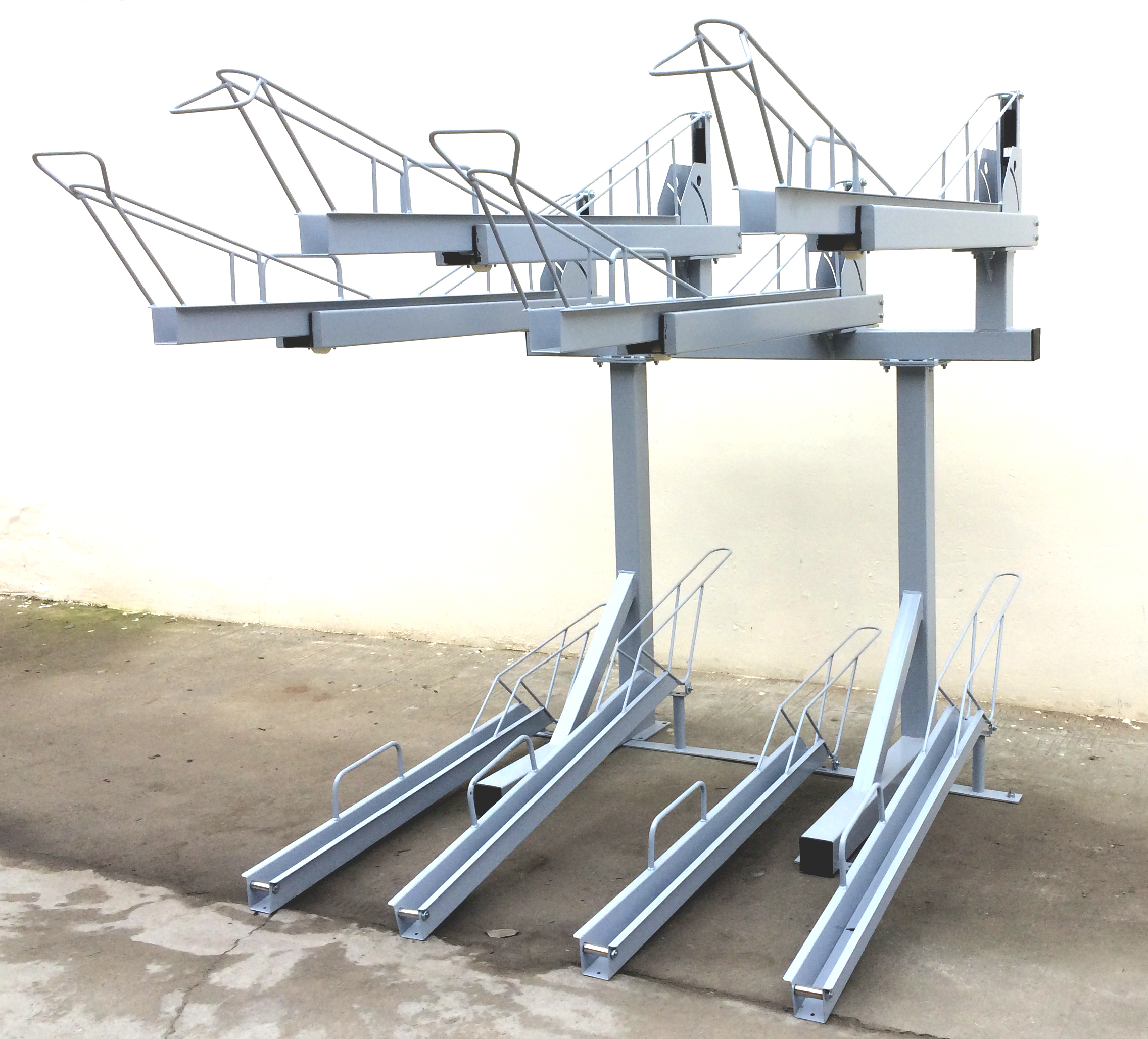 Porte-vélos à double pile à 2 niveaux pour vélo
